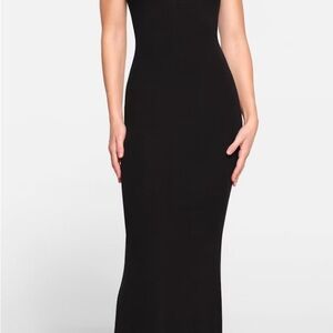 SKIMS Strapless Black Dress